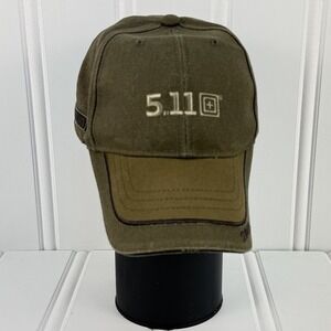 5.11 Tactical LA Police Gear Olive Green Adjustable Hat Cap 2009 Cotton